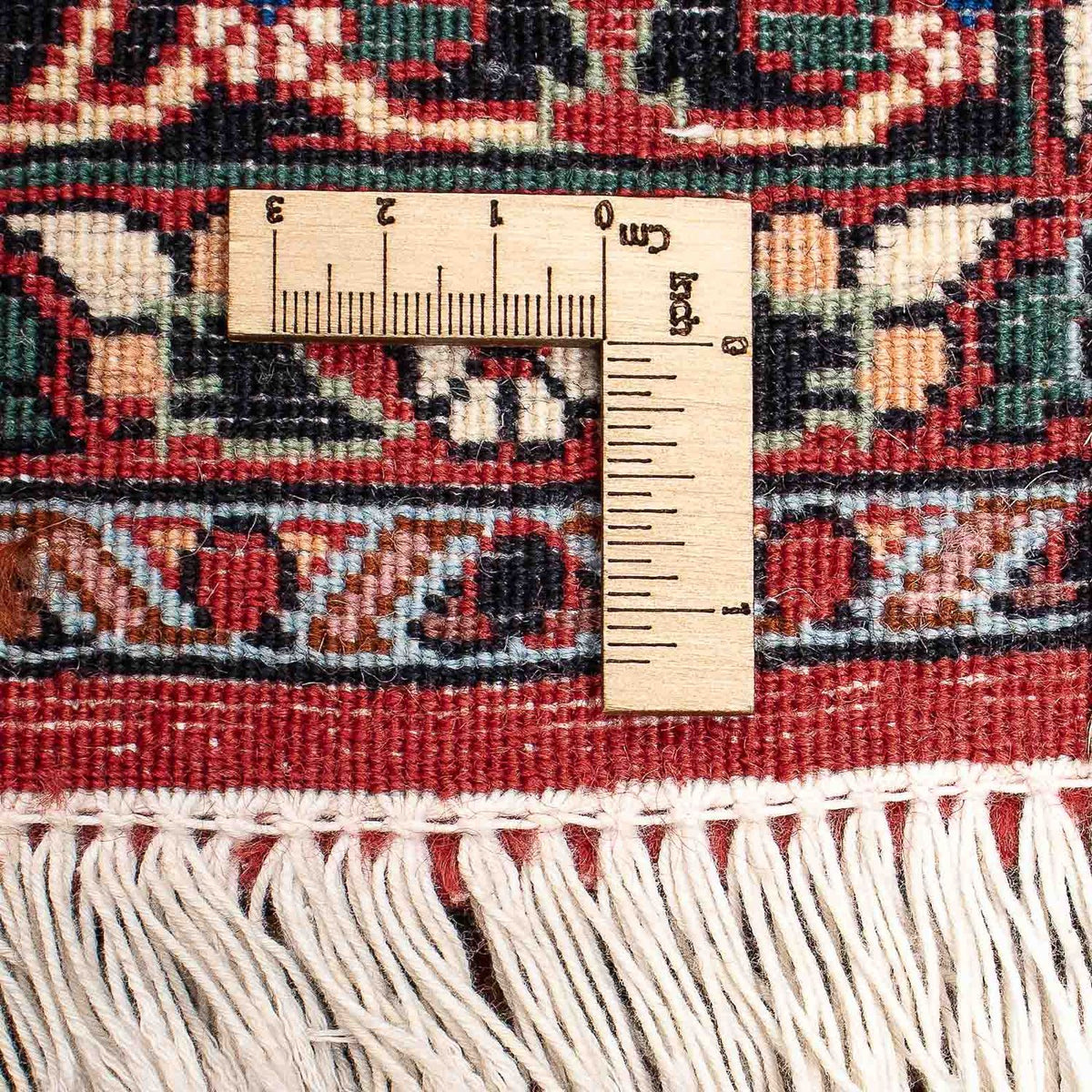 Dywan perski - Bijar - 212 x 138 cm - czerwony