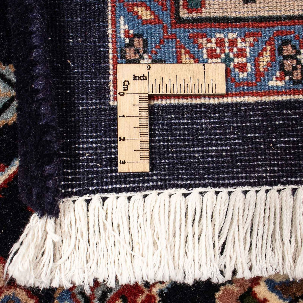 Dywan perski - Klasyczny kwadratowy  - 307 x 300 cm - ciemnoniebieski