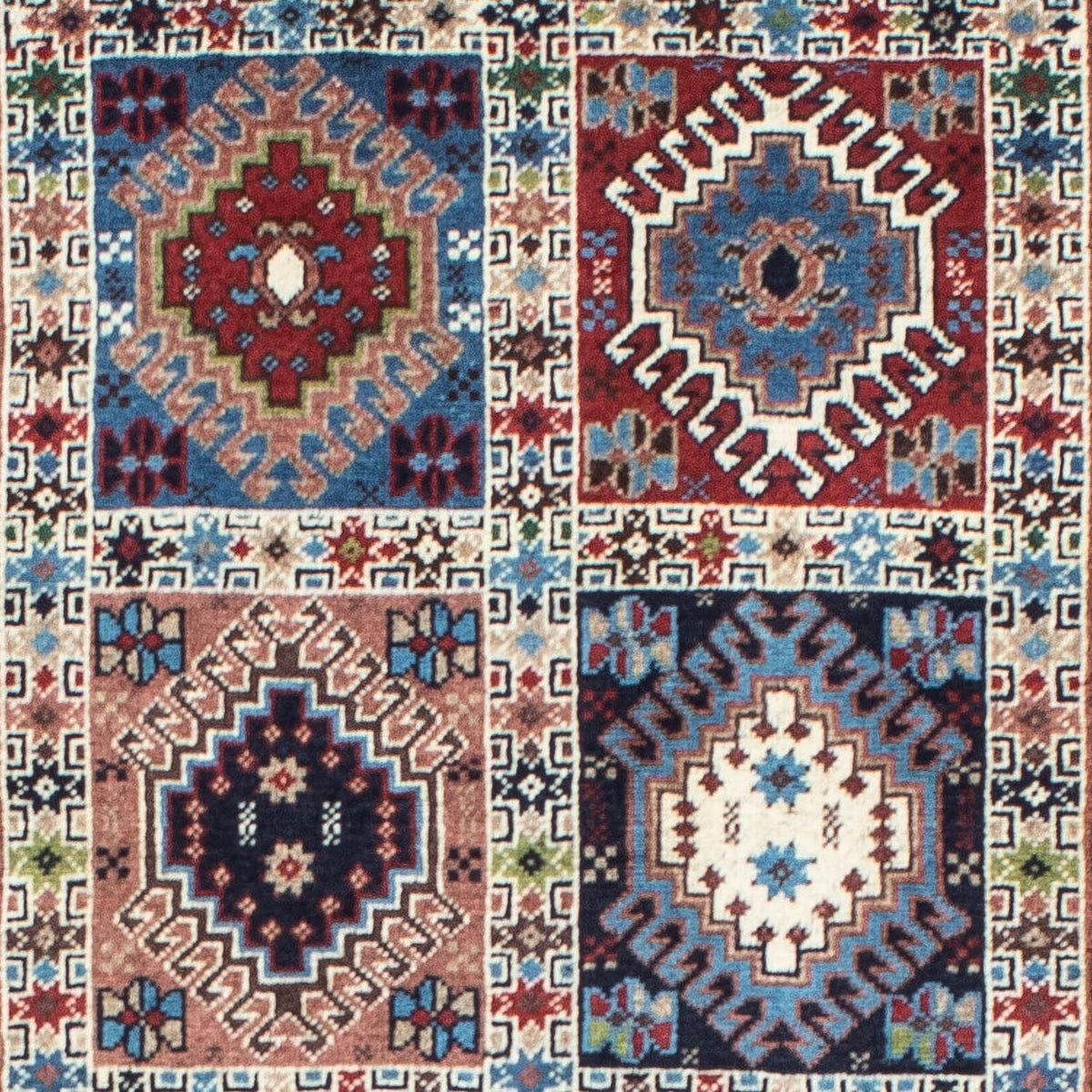 Biegacz Perski dywan - Nomadyczny - 198 x 78 cm - jasna czerwień