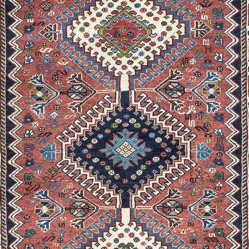 Biegacz Perski dywan - Nomadyczny - 205 x 78 cm - jasna czerwień