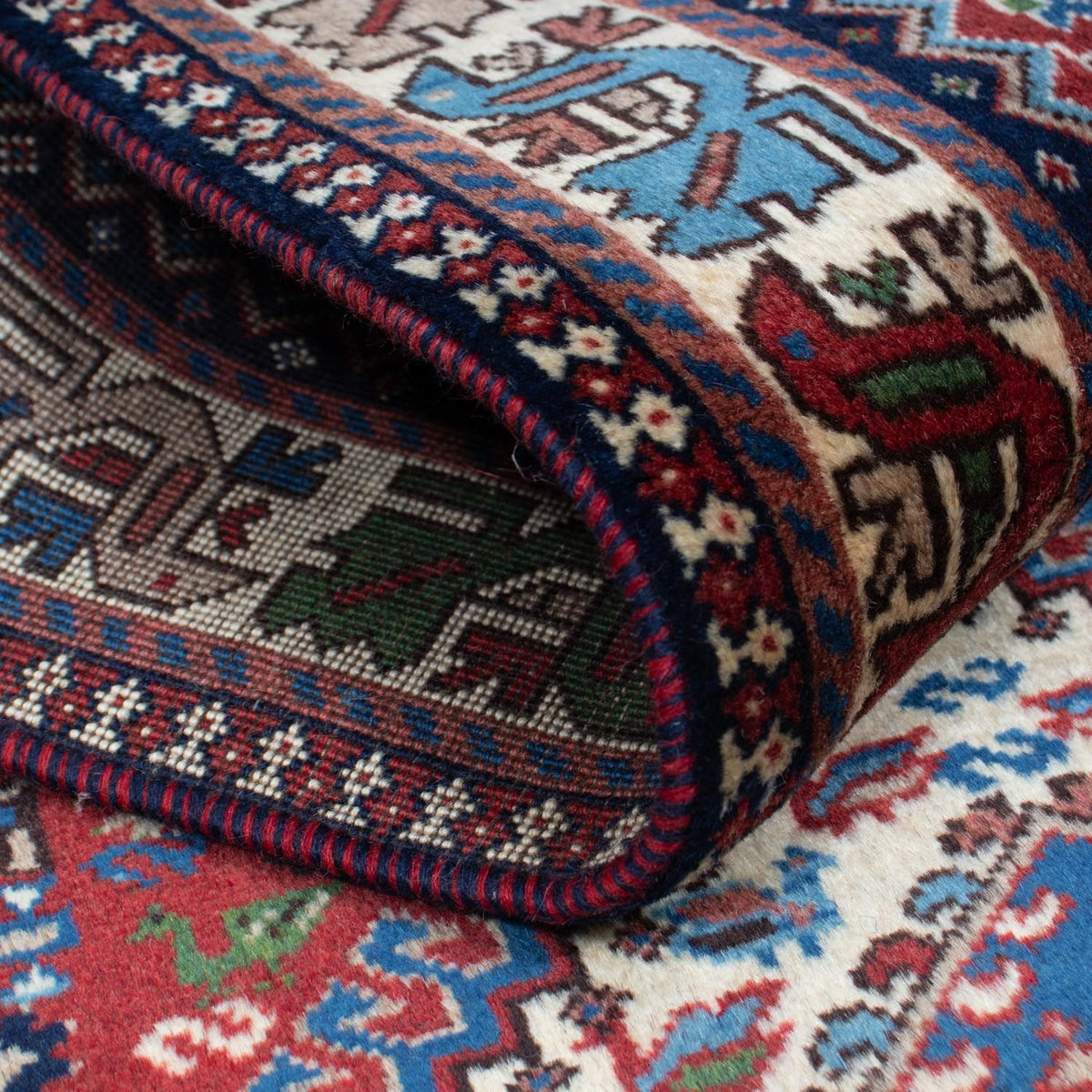 Biegacz Perski dywan - Nomadyczny - 205 x 78 cm - jasna czerwień