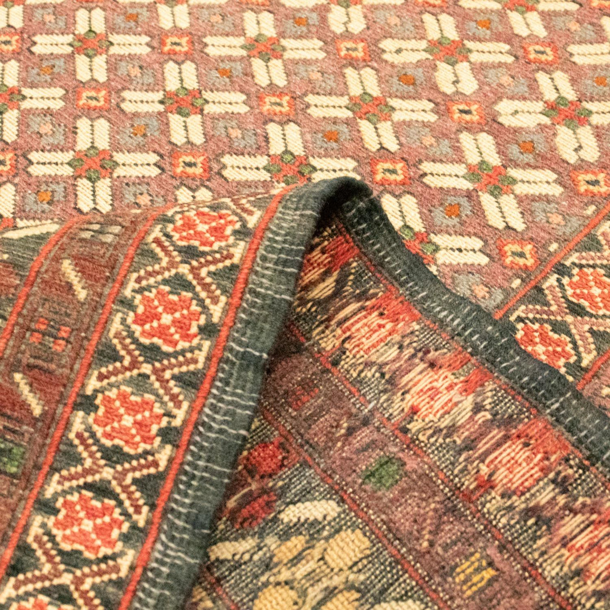 Dywan Kelim - Orientalny - 179 x 129 cm - wielokolorowy