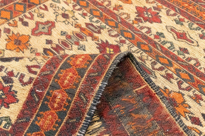 Dywan Kelim - Orientalny - 140 x 89 cm - wielokolorowy