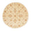 Dywan Zieglera okrągły  - 150 x 148 cm - beżowy