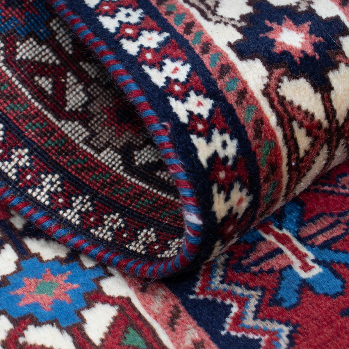 Biegacz Perski dywan - Nomadyczny - 200 x 81 cm - ciemnoniebieski