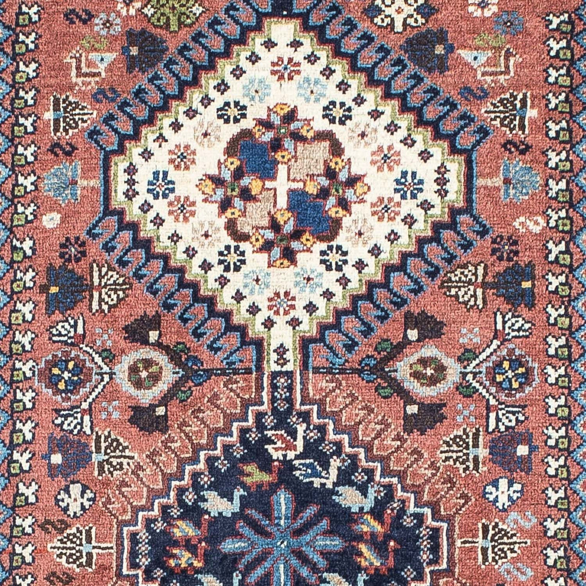 Biegacz Perski dywan - Nomadyczny - 189 x 79 cm - jasna czerwień