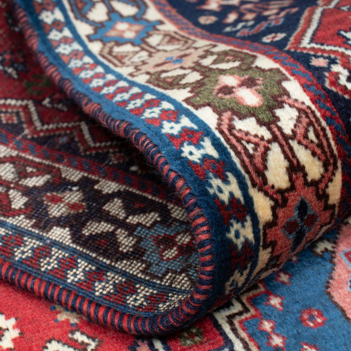 Biegacz Perski dywan - Nomadyczny - 201 x 82 cm - czerwony