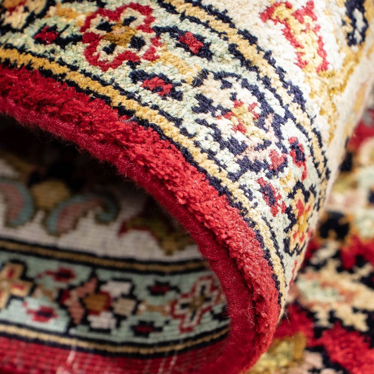 Dywan perski - Klasyczny - 93 x 63 cm - ciemna czerwień