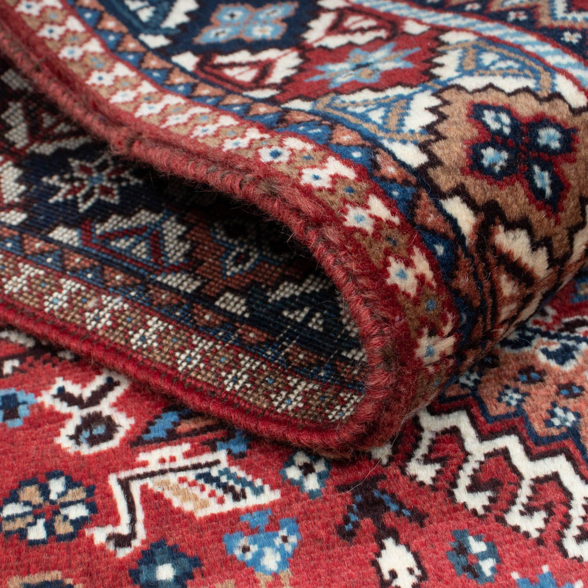 Biegacz Perski dywan - Nomadyczny - 194 x 90 cm - czerwony