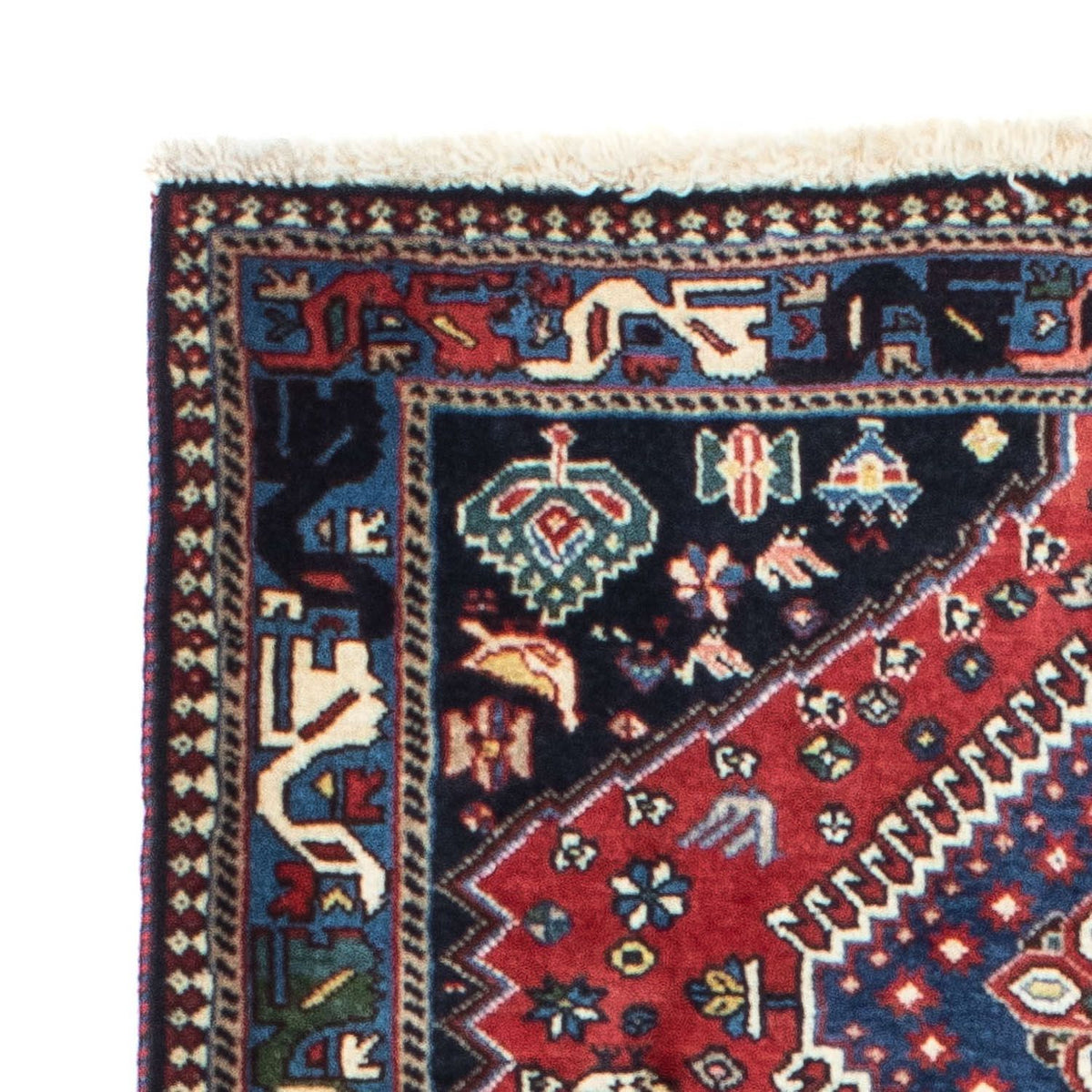 Biegacz Perski dywan - Nomadyczny - 196 x 87 cm - ciemna czerwień