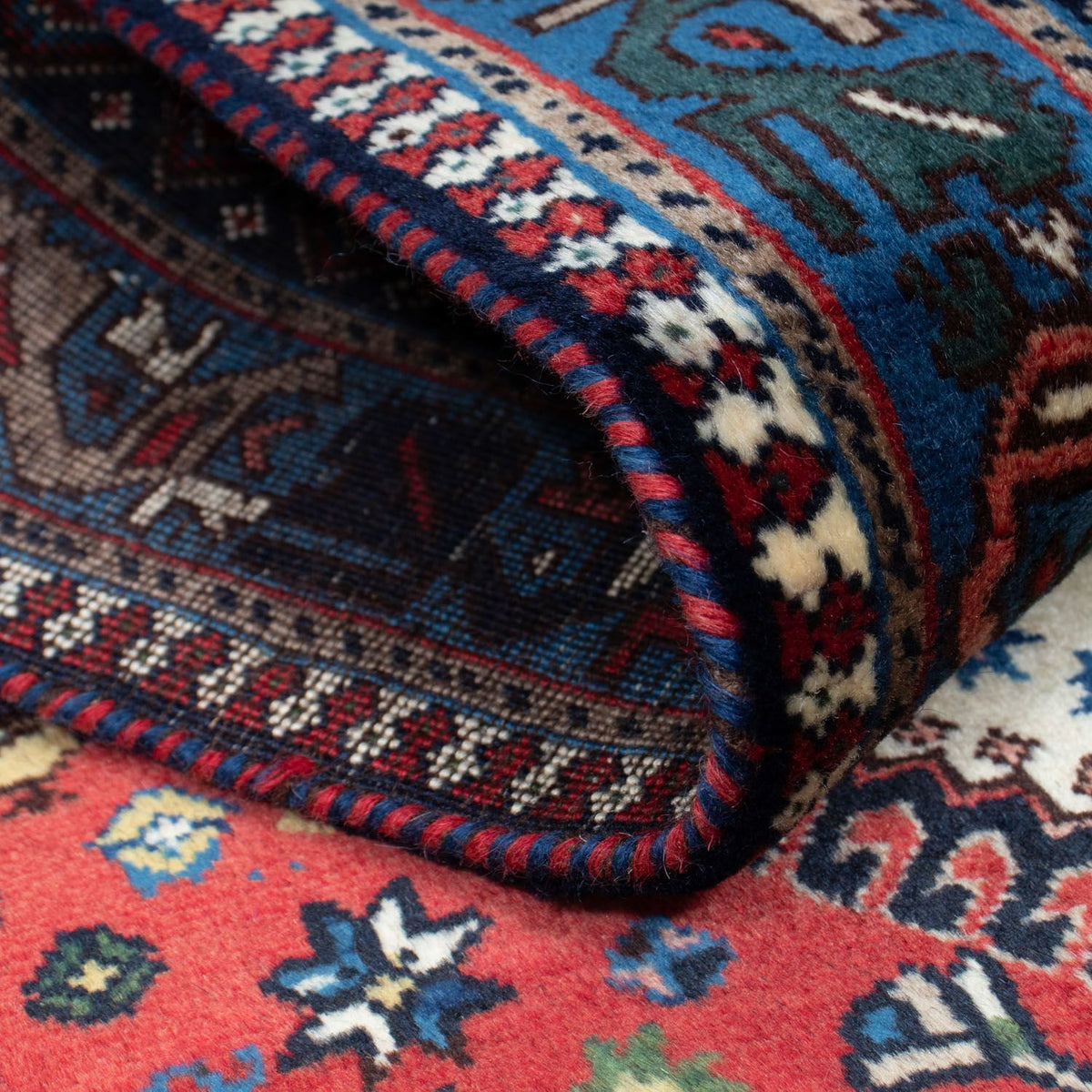 Biegacz Perski dywan - Nomadyczny - 196 x 87 cm - ciemna czerwień