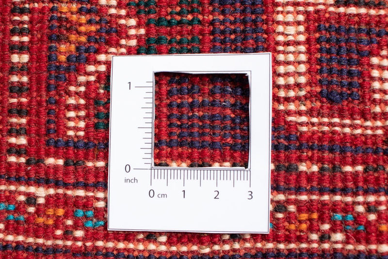 Perski dywan - Nomadyczny - 298 x 189 cm - ciemna czerwień