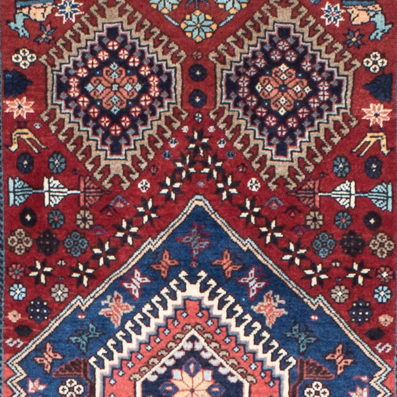 Biegacz Perski dywan - Nomadyczny - 195 x 80 cm - ciemna czerwień