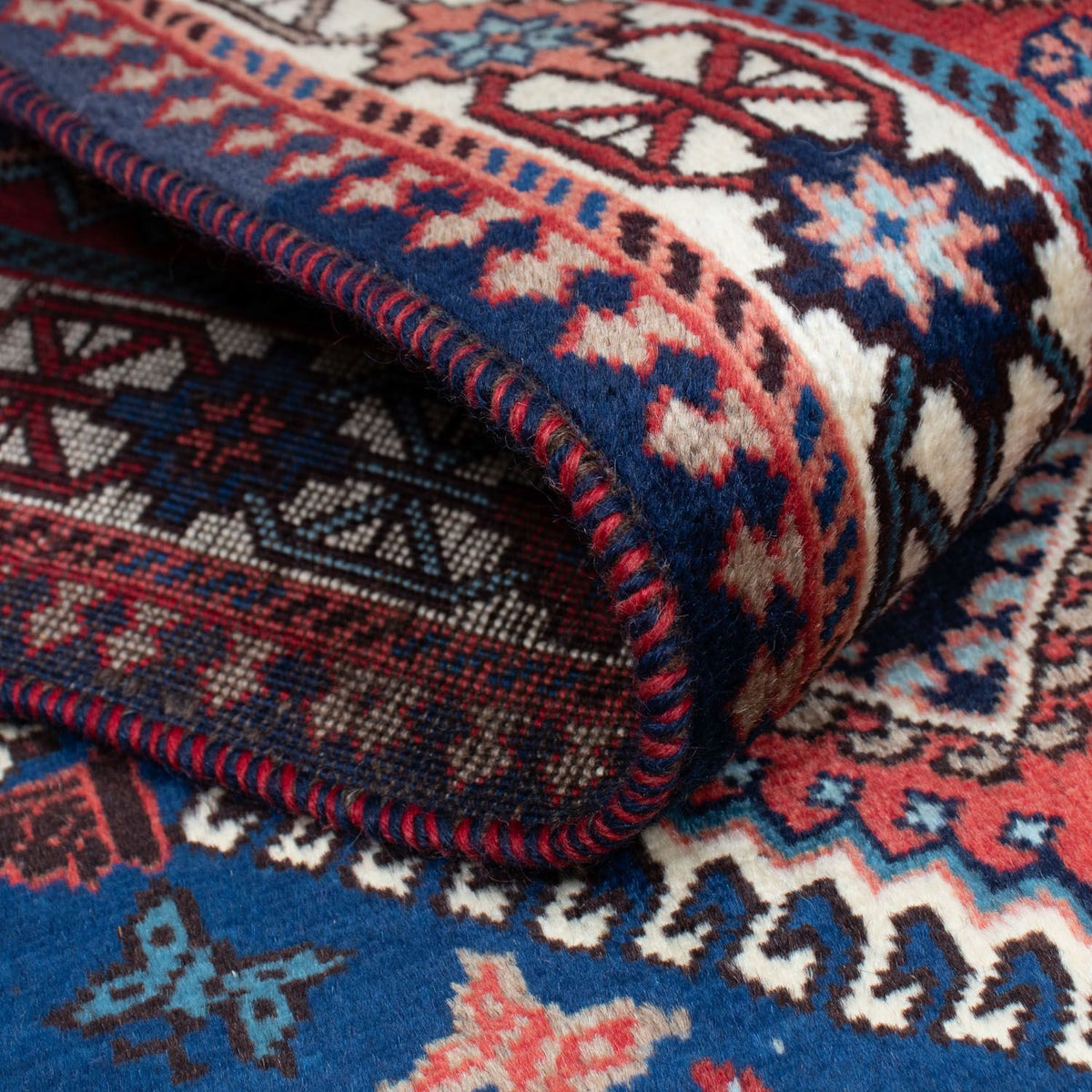 Biegacz Perski dywan - Nomadyczny - 195 x 80 cm - ciemna czerwień