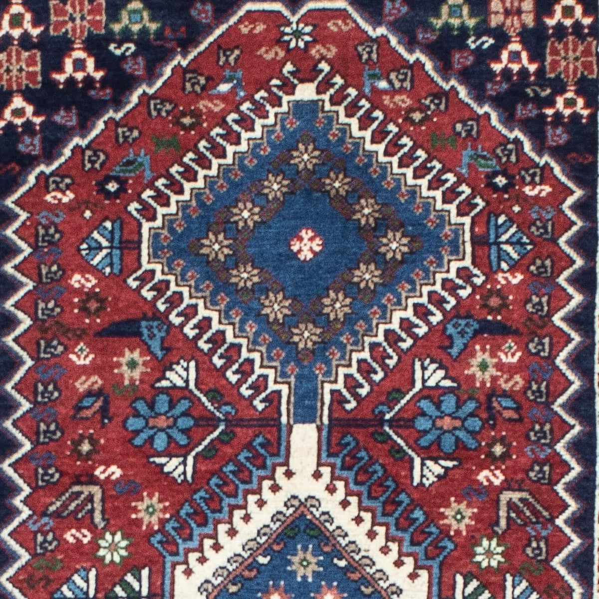 Biegacz Perski dywan - Nomadyczny - 197 x 78 cm - czerwony