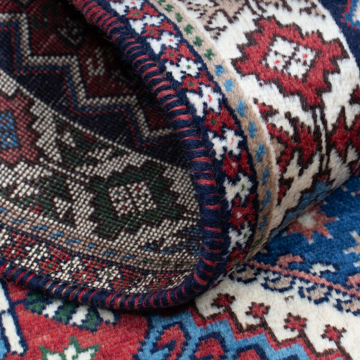 Biegacz Perski dywan - Nomadyczny - 197 x 78 cm - czerwony