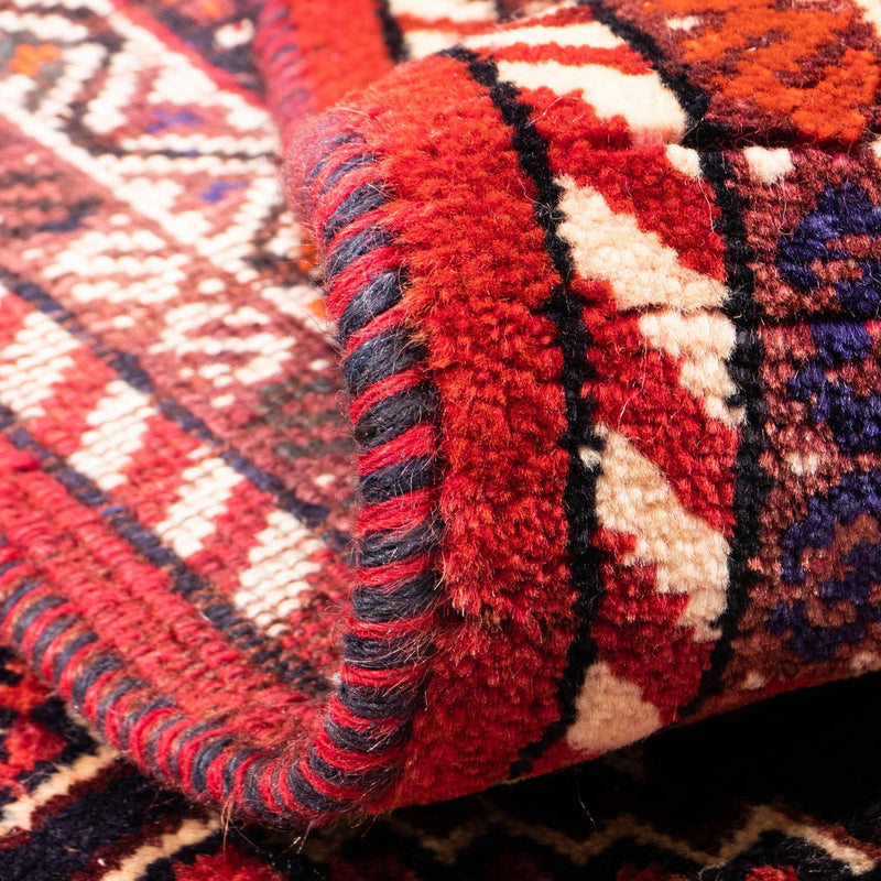 Perski dywan - Nomadyczny - 153 x 120 cm - ciemna czerwień