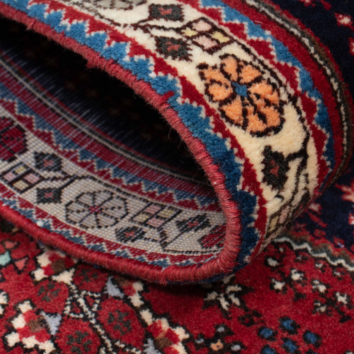 Biegacz Perski dywan - Nomadyczny - 185 x 77 cm - ciemnoniebieski