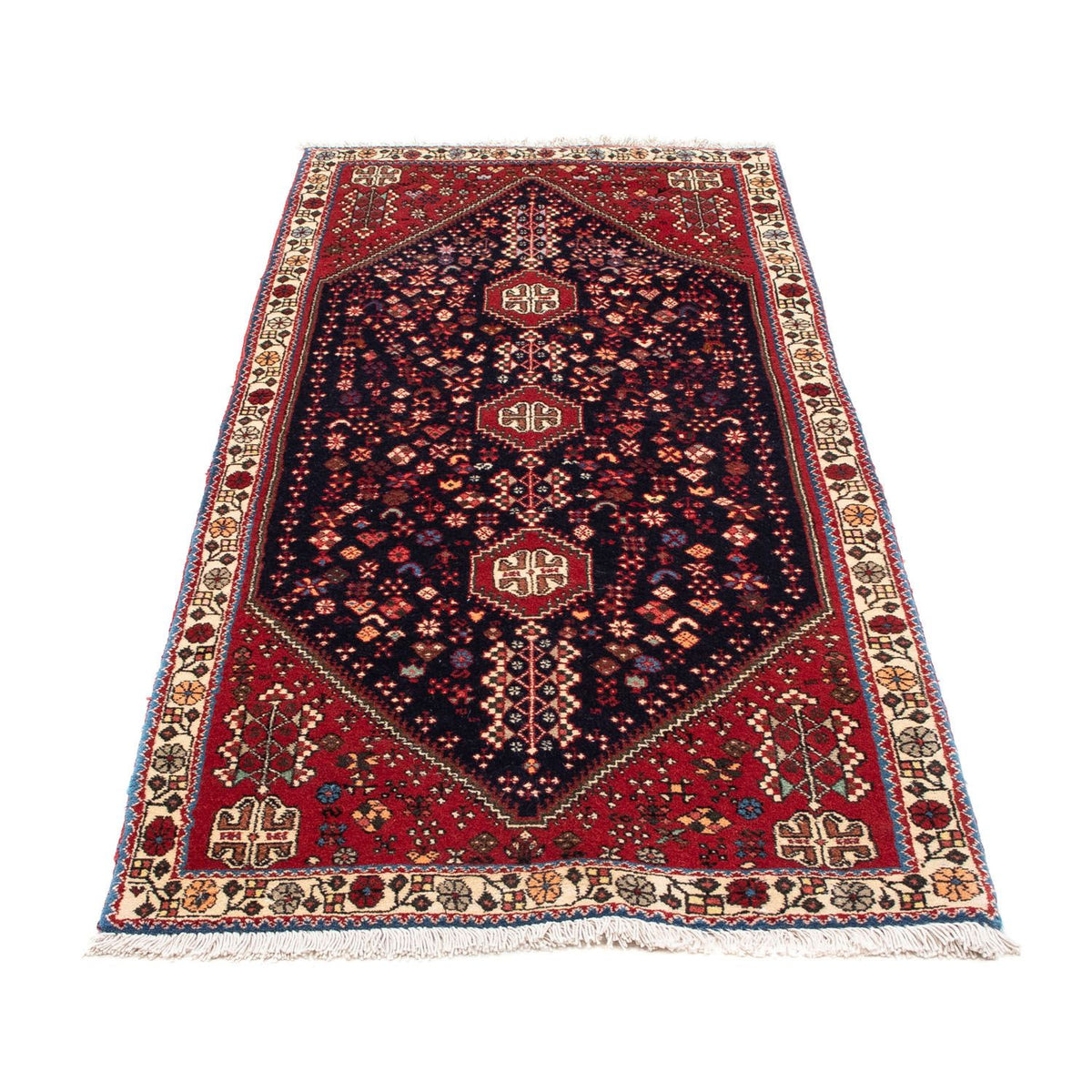 Biegacz Perski dywan - Nomadyczny - 185 x 77 cm - ciemnoniebieski