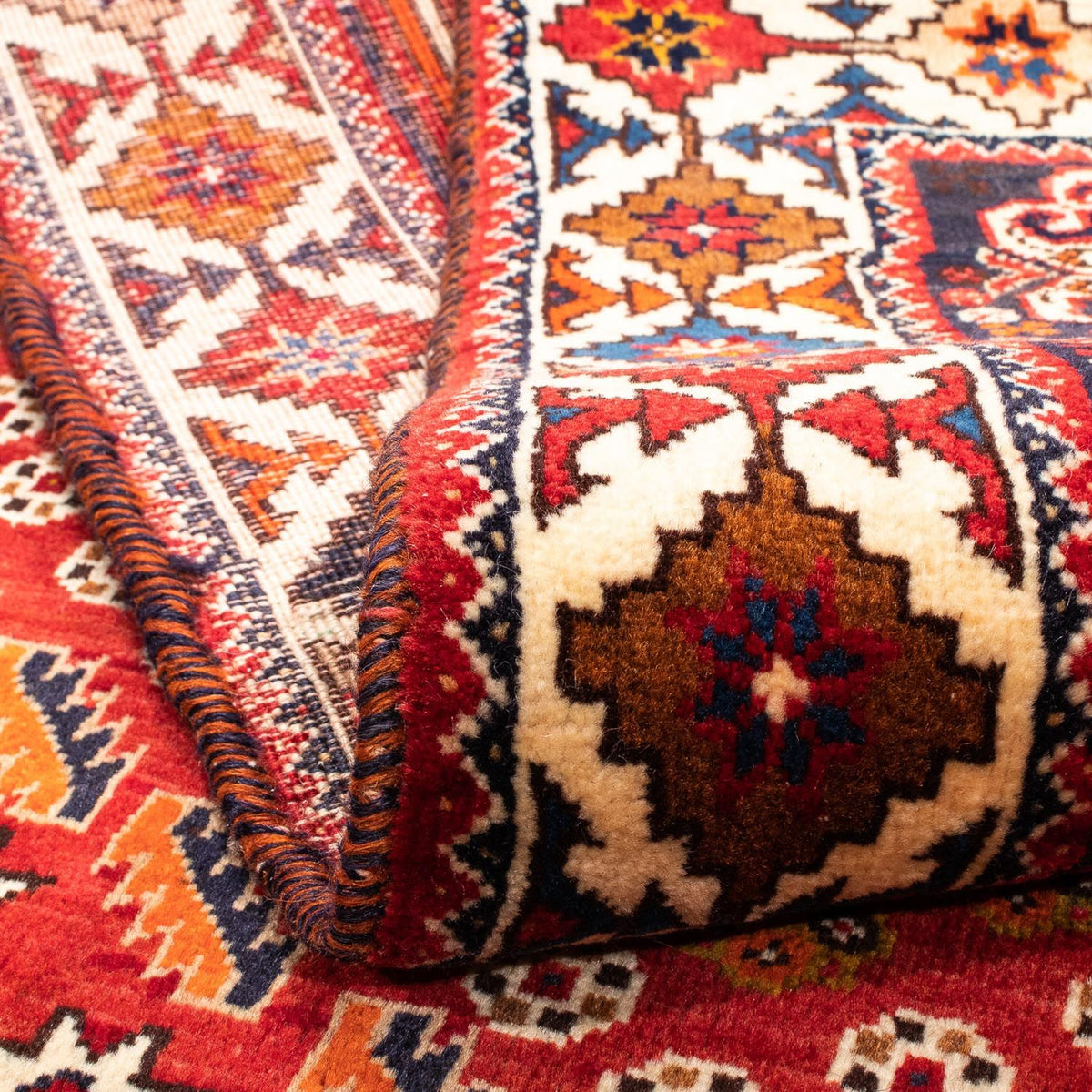 Biegacz Perski dywan - Nomadyczny - 301 x 104 cm - ciemna czerwień