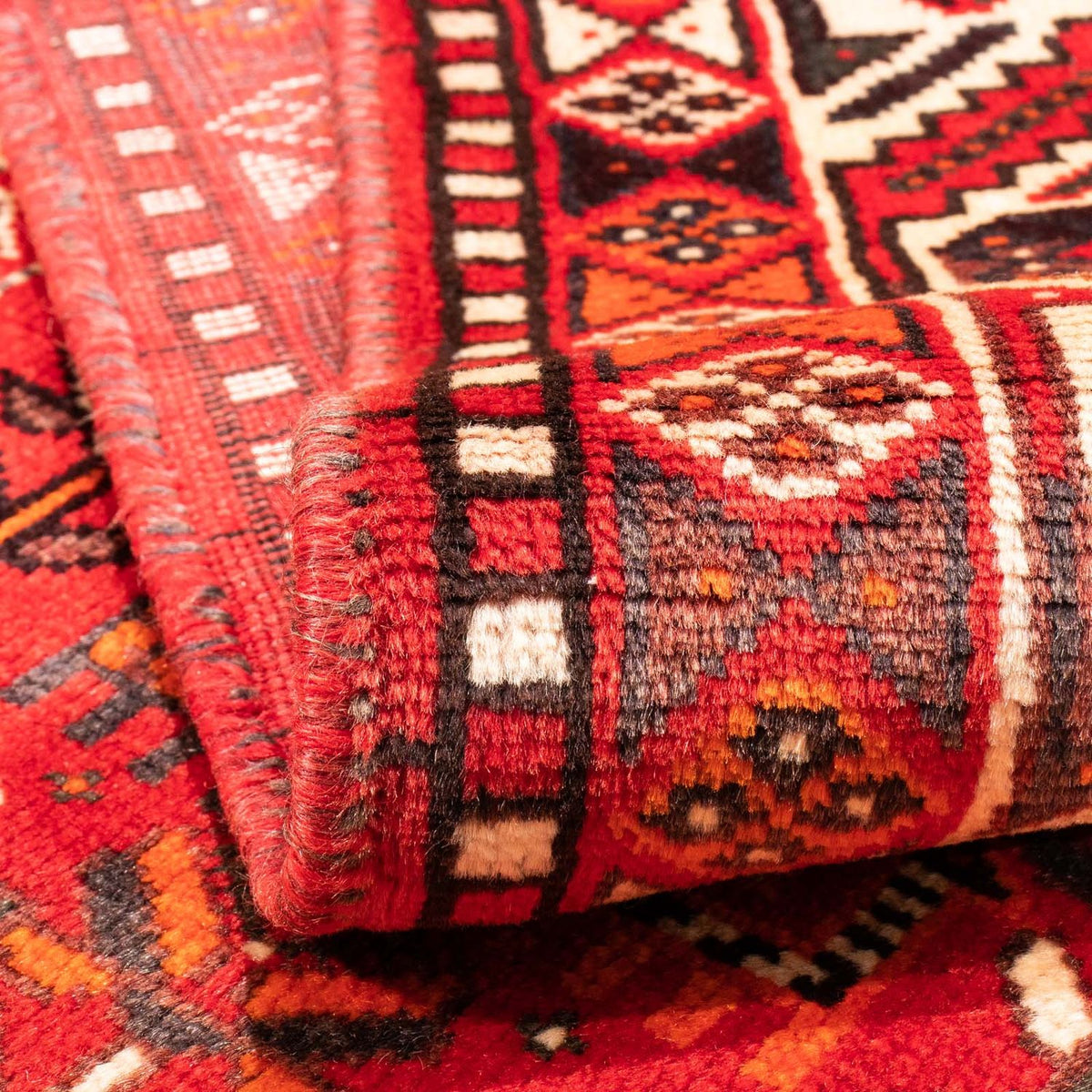 Perski dywan - Nomadyczny - 159 x 110 cm - czerwony