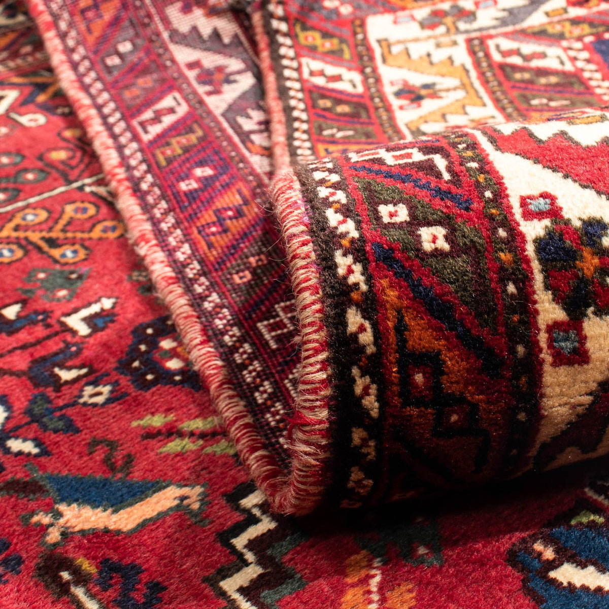 Perski dywan - Nomadyczny - 293 x 211 cm - ciemna czerwień