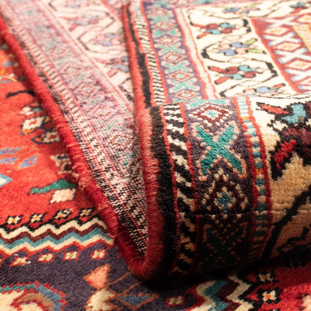 Perski dywan - Nomadyczny - 295 x 210 cm - ciemna czerwień