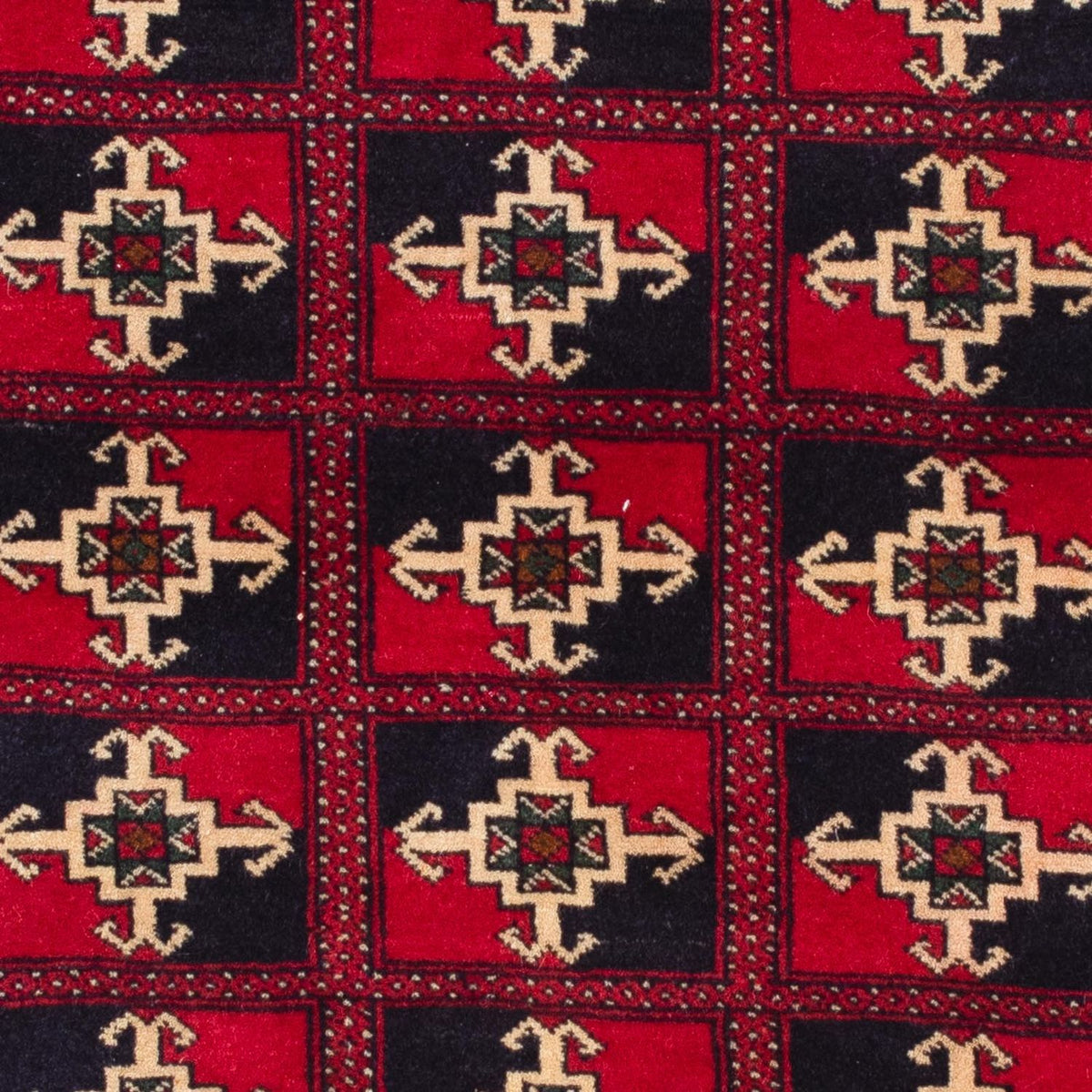 Dywan beludżycki - 137 x 97 cm - ciemna czerwień