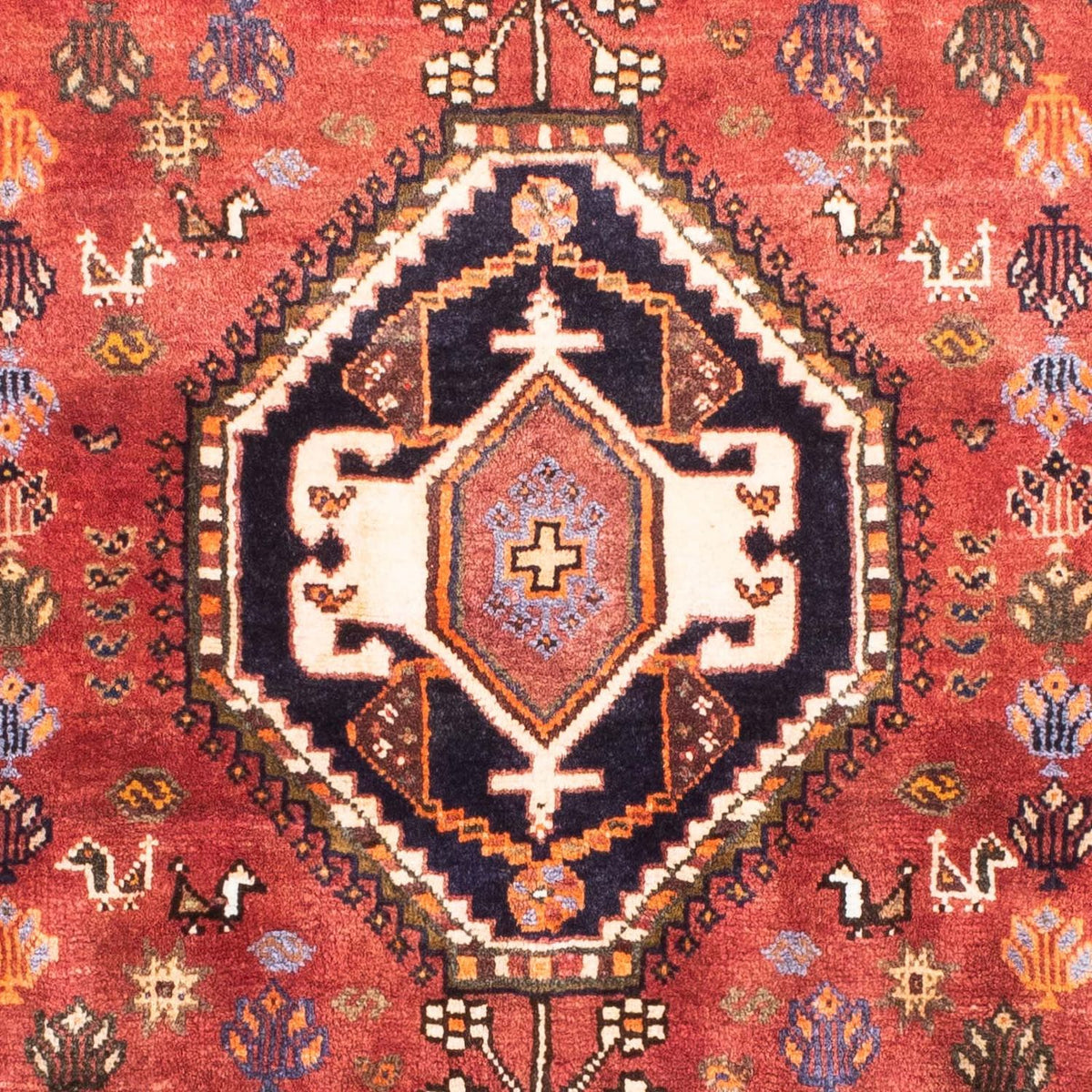 Perski dywan - Nomadyczny - 145 x 103 cm - jasna czerwień