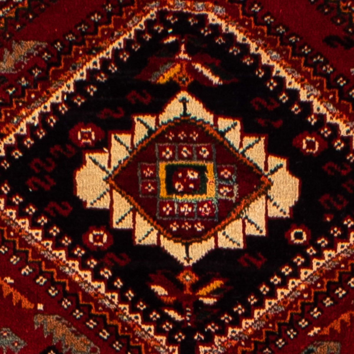 Perski dywan - Nomadyczny - 290 x 182 cm - ciemna czerwień