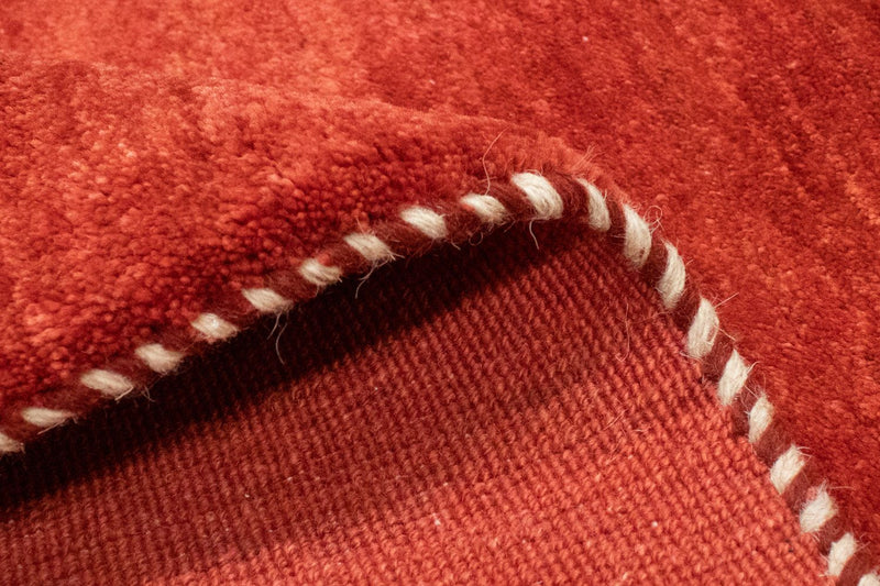 Dywan Gabbeh - perski - 197 x 112 cm - czerwony