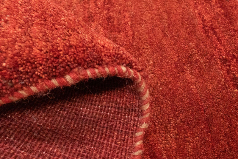 Biegacz Dywan Gabbeh - perski - 228 x 78 cm - czerwony