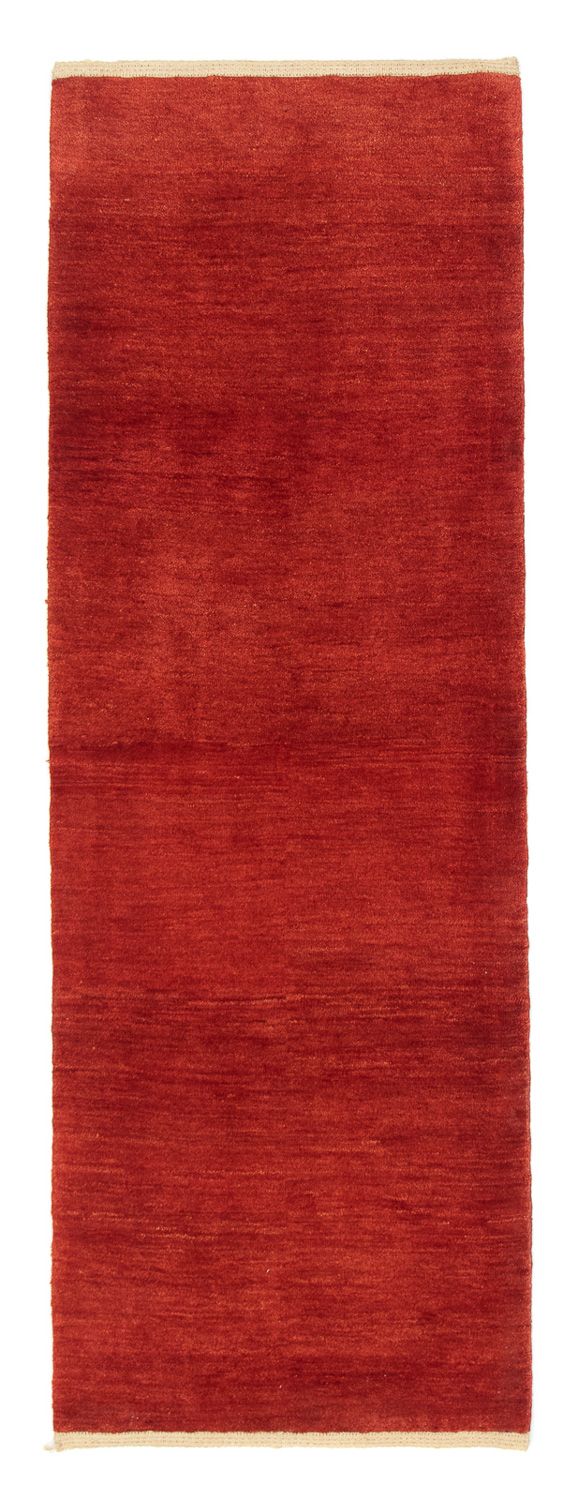 Biegacz Dywan Gabbeh - perski - 245 x 85 cm - czerwony
