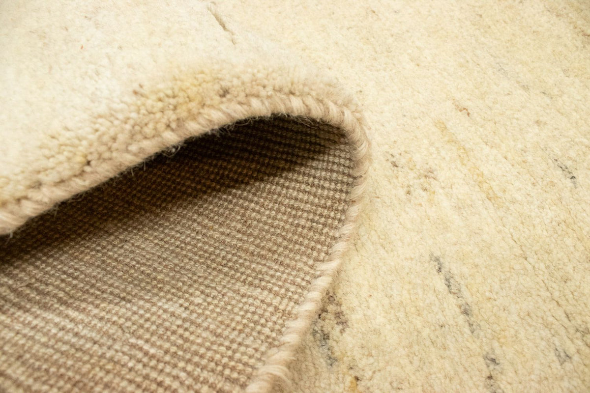 Biegacz Dywan Gabbeh - perski - 210 x 72 cm - beżowy