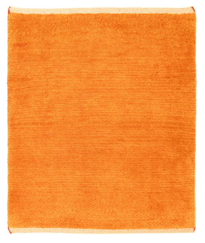 Dywan Gabbeh - perski kwadratowy  - 94 x 80 cm - złoto