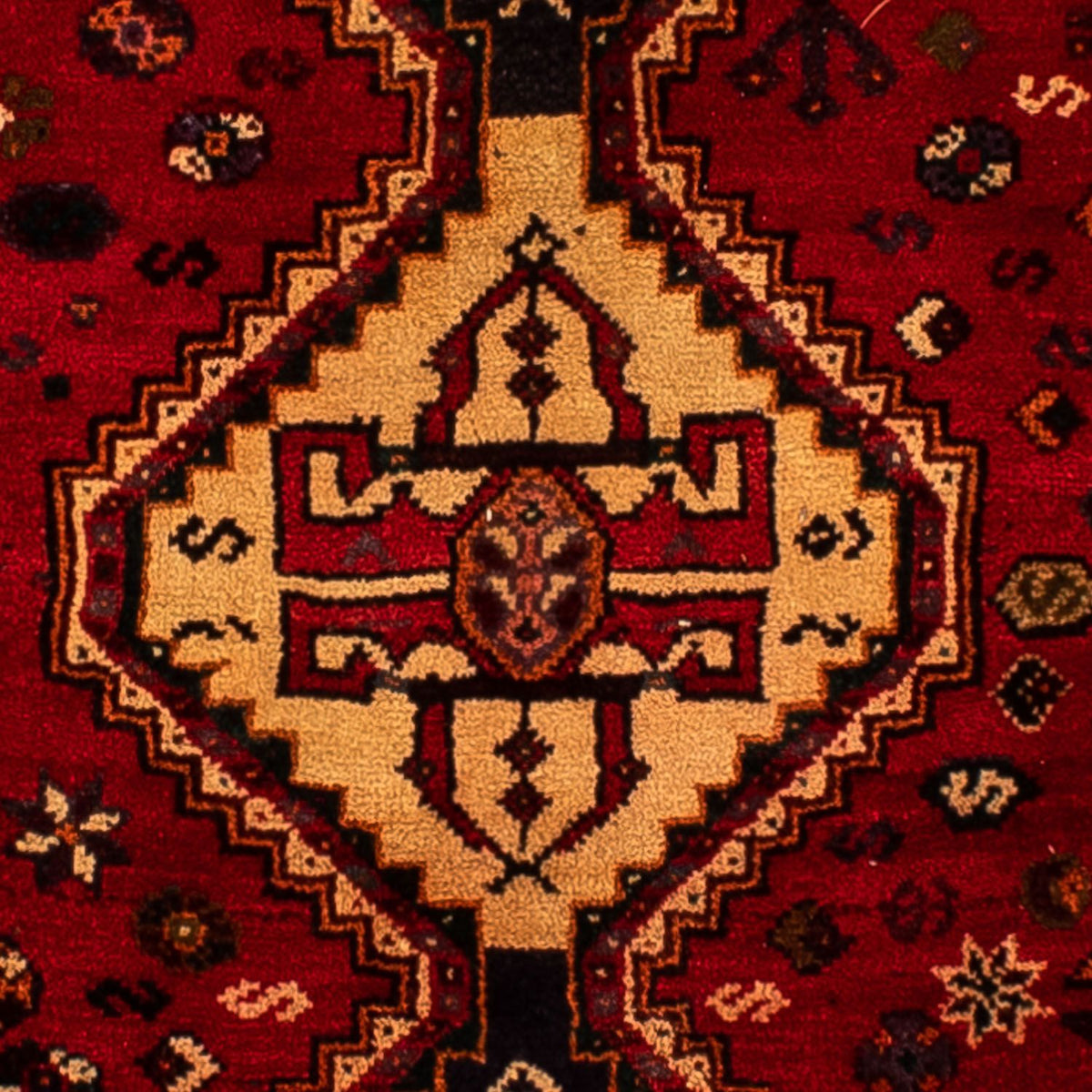 Perski dywan - Nomadyczny - 296 x 203 cm - ciemna czerwień