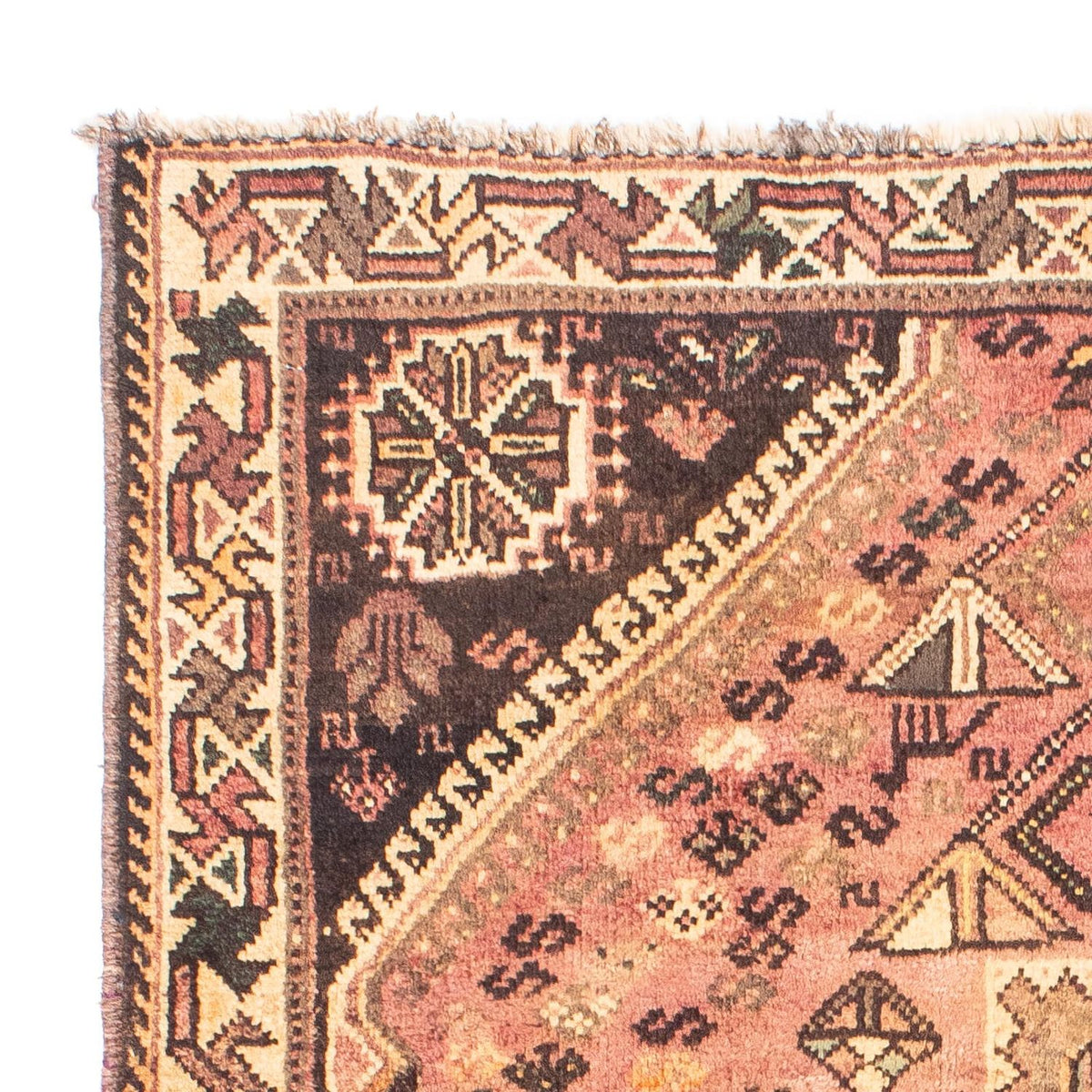 Perski dywan - Nomadyczny - 161 x 109 cm - jasna czerwień