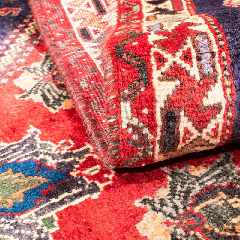 Perski dywan - Nomadyczny - 160 x 116 cm - ciemna czerwień