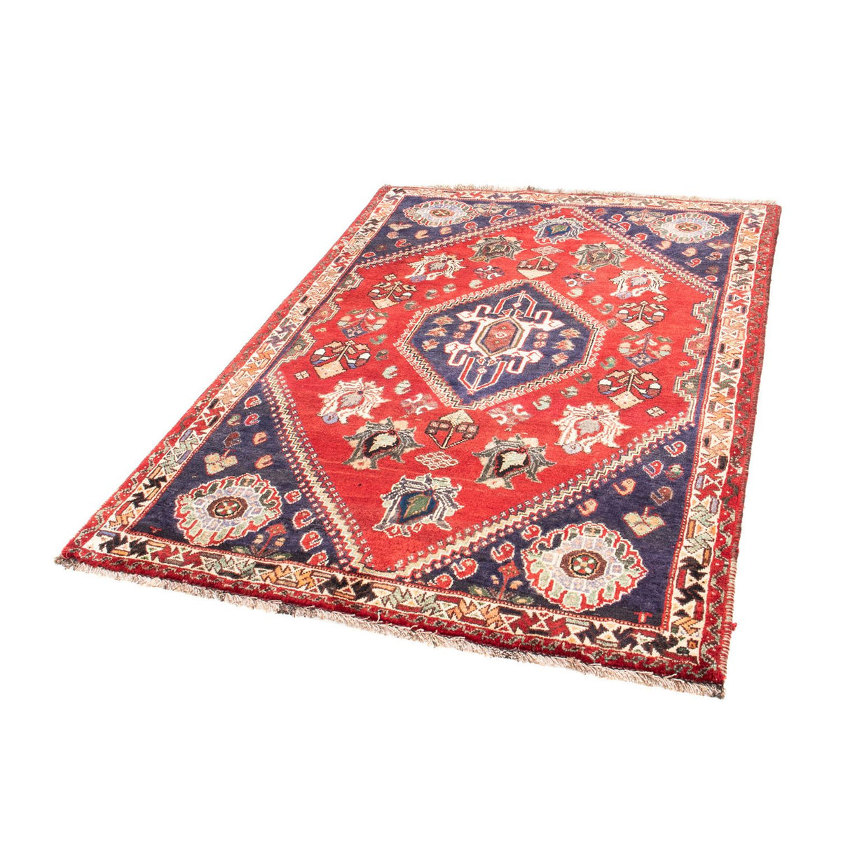 Perski dywan - Nomadyczny - 160 x 116 cm - ciemna czerwień