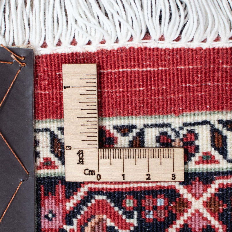 Biegacz Dywan perski - Bijar - 197 x 98 cm - czerwony