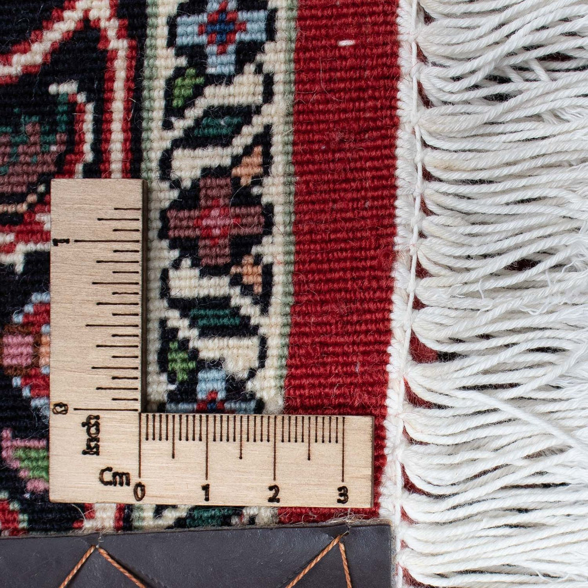 Biegacz Dywan perski - Bijar - 201 x 100 cm - ciemna czerwień