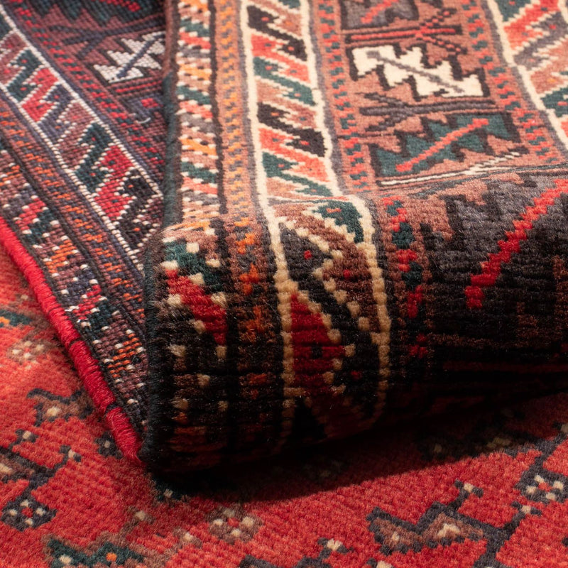 Perski dywan - Nomadyczny - 279 x 203 cm - czerwony