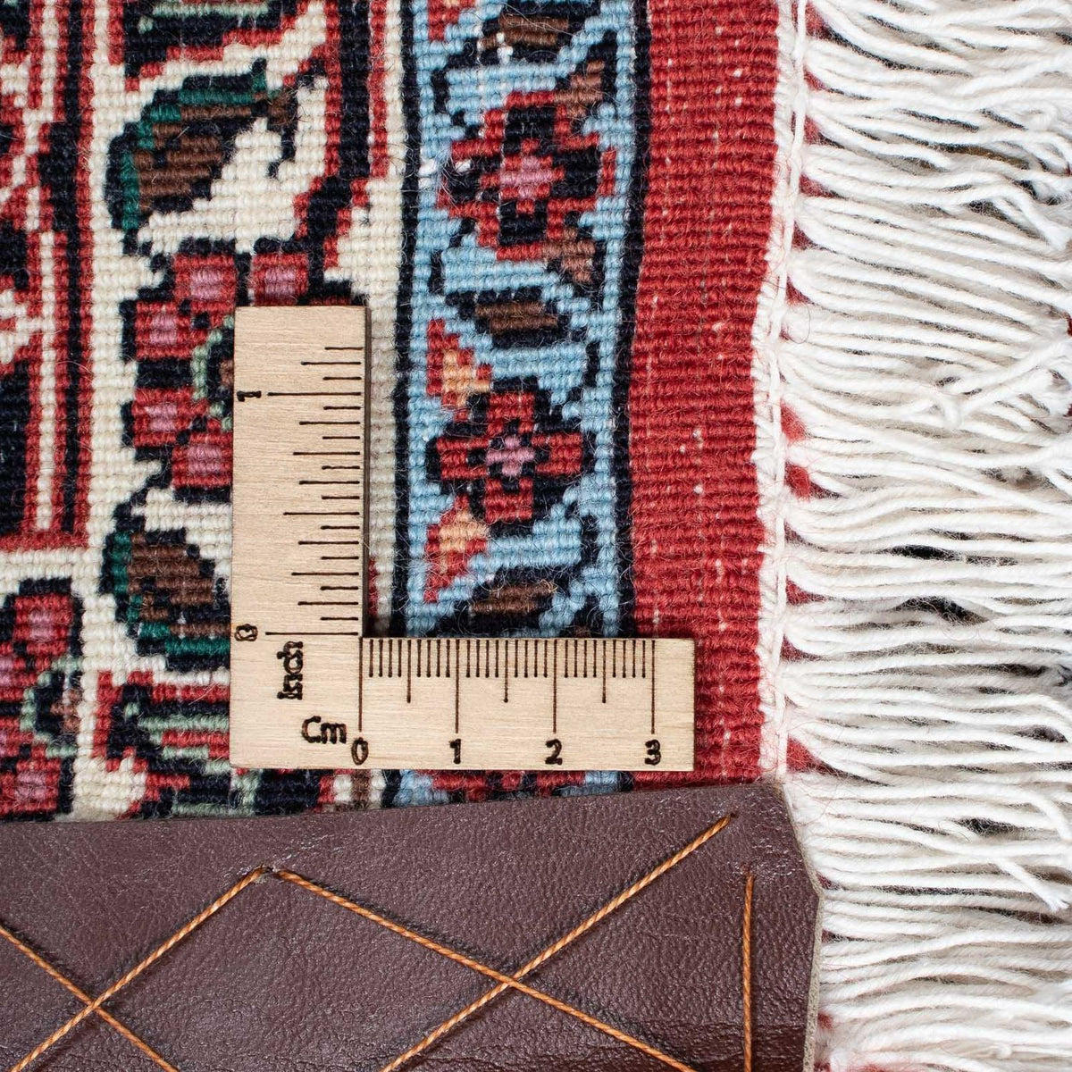 Dywan perski - Bijar - 202 x 132 cm - jasna czerwień