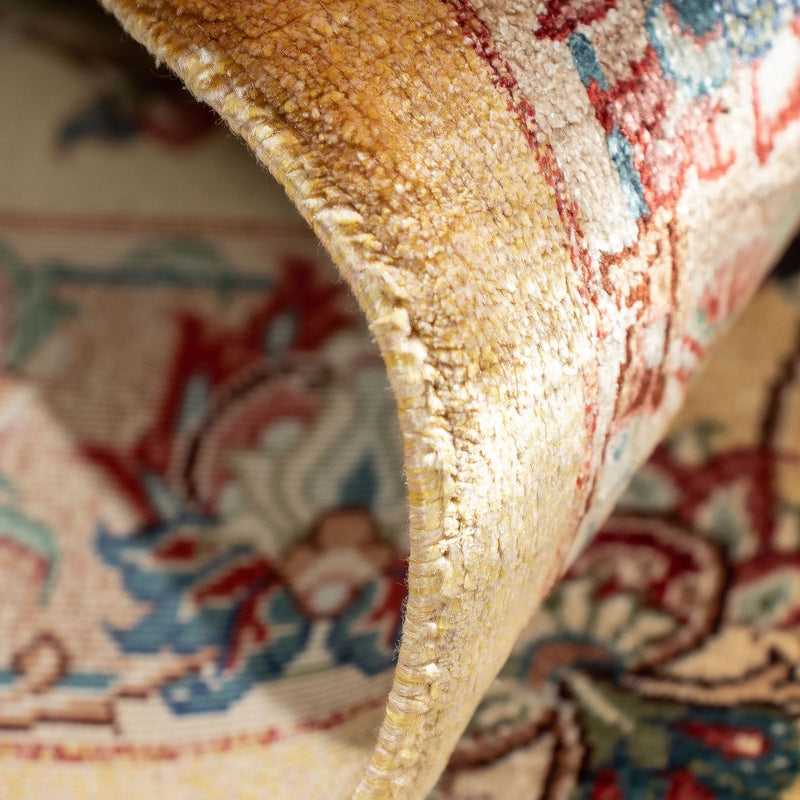 Dywan perski - Ghom - 82 x 59 cm - jasnobrązowy