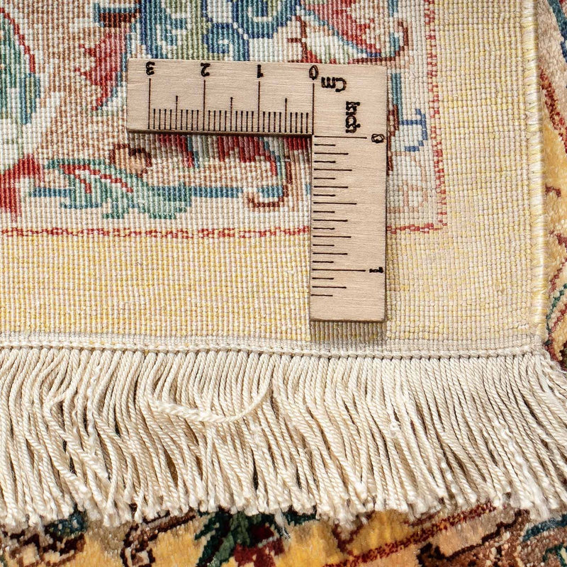 Dywan perski - Ghom - 82 x 59 cm - jasnobrązowy