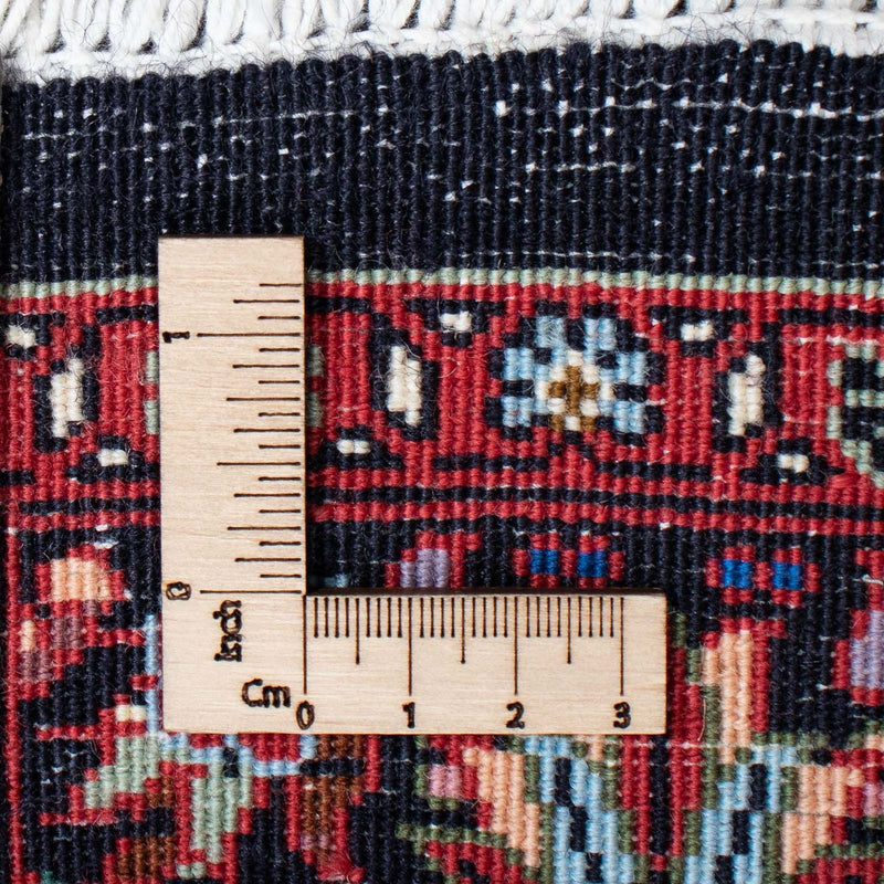 Biegacz Dywan perski - Bijar - 195 x 100 cm - ciemnoniebieski