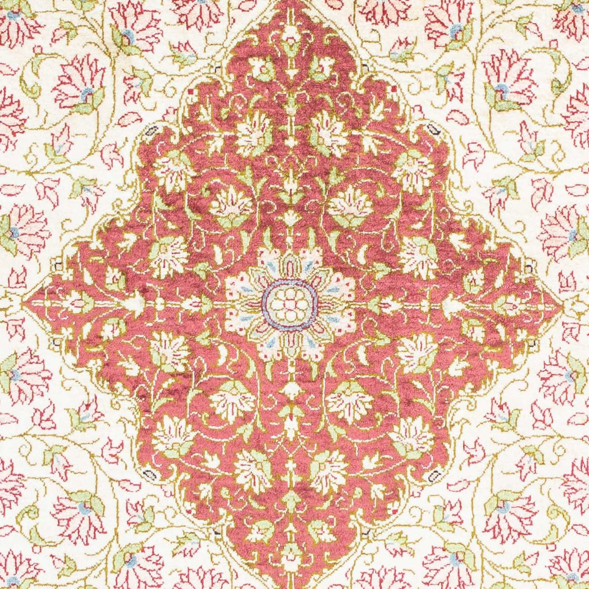 Dywan perski - Ghom - 125 x 80 cm - beżowy