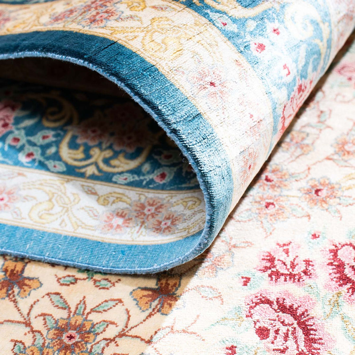 Dywan perski - Ghom - 123 x 77 cm - beżowy