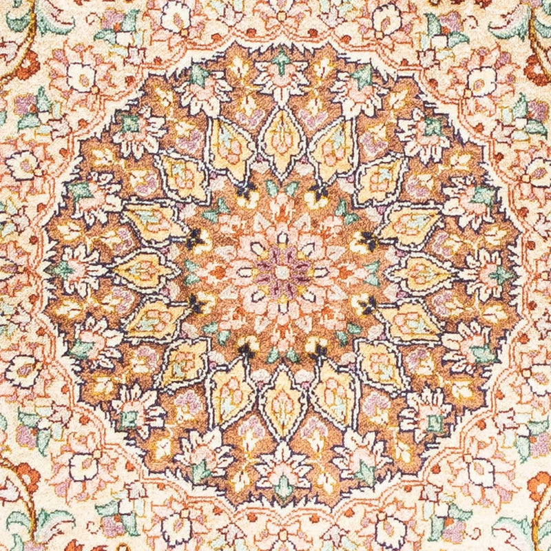 Dywan perski - Ghom - 123 x 76 cm - beżowy