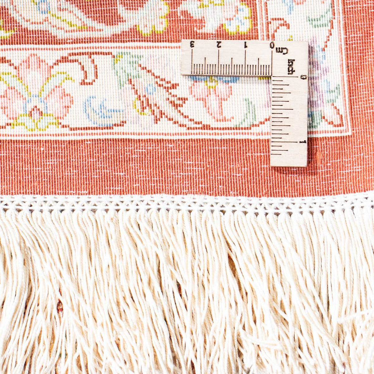 Dywan perski - Ghom - 123 x 83 cm - beżowy